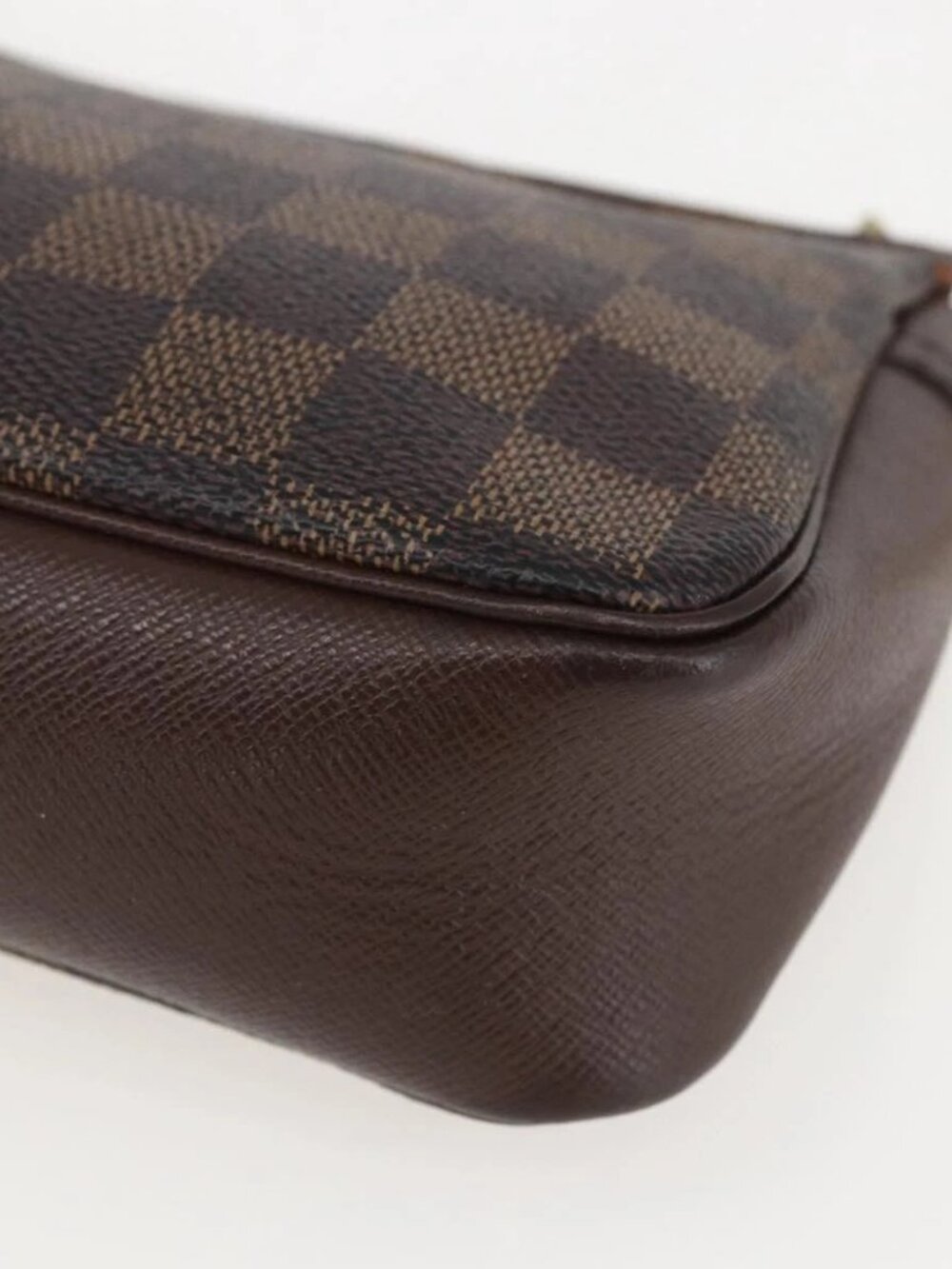 LOUIS VUITTON Damier Ebene Trousse Makeup Pouch N51982 LV Auth 159468 - Picture 4 of 16